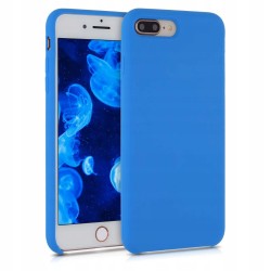 Outlet kwmobile Etui silikonowe matowe niebieskie do iPhone 8 Plus Sea