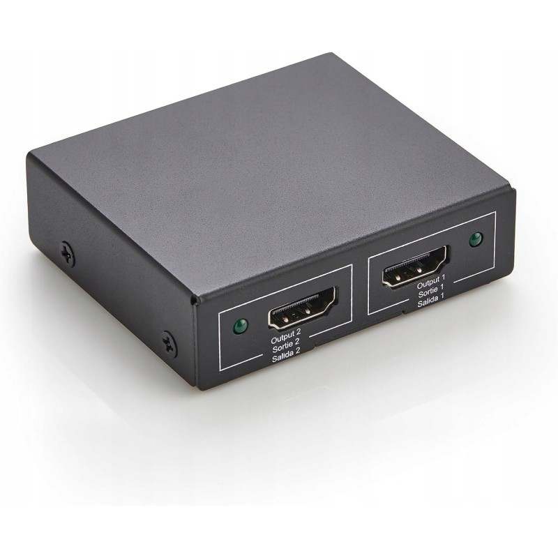 Outlet ROZDZIELACZ AMAZON HDMI 2.0 1-IN 2-OUT 4K 60HZ CZARNY