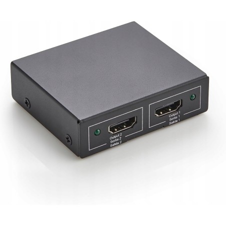 Outlet ROZDZIELACZ AMAZON HDMI 2.0 1-IN 2-OUT 4K 60HZ CZARNY