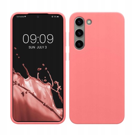 Outlet kwmobile Etui silikonowe matowe koralowe do Samsung Galaxy S23 Plus