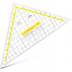 Ekierka Równoramienna Aristo TZ-Dreieck 1650/3 22,5 cm Przeźroczysta