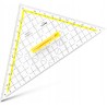 Ekierka Równoramienna Aristo TZ-Dreieck 1650/3 22,5 cm Przeźroczysta