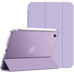 Outlet JETech Etui z klapką do iPada Mini A17 Pro/6 Gen Jasny Fioletowy