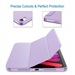 Outlet JETech Etui z klapką do iPada Mini A17 Pro/6 Gen Jasny Fioletowy