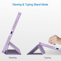 Outlet JETech Etui z klapką do iPada Mini A17 Pro/6 Gen Jasny Fioletowy