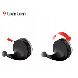 Outlet Magnetyczny uchwyt do nawigacji TomTom 7" aktywny USB-C Czarny