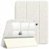 Outlet Fintie Etui z klapką do iPada Air 11" 5/4 gen. 10,9" brokatowe białe