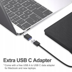 Outlet ORIGBELIE Zewnętrzna nagrywarka CD/DVD +/-RW USB 3.0 przenośna