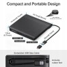 Outlet ORIGBELIE Zewnętrzna nagrywarka CD/DVD +/-RW USB 3.0 przenośna