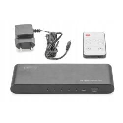 Outlet Przełącznik/Rozdzielacz Video DIGITUS DS-45317 4K60Hz HDMI