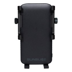 Outlet UCHWYT ROWEROWY NA TELEFON SUNSLICE z Powerbankiem 5000mah Czarny