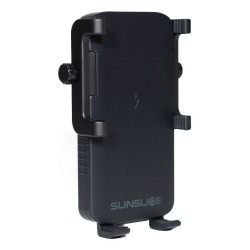 Outlet UCHWYT ROWEROWY NA TELEFON SUNSLICE z Powerbankiem 5000mah Czarny