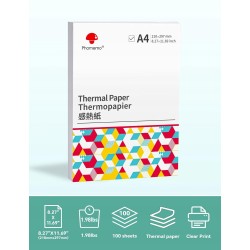 Outlet Papier termiczny A4 Phomemo do M08F M834 M832D, 100 arkuszy