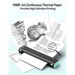 Outlet Papier termiczny A4 Phomemo do M08F M834 M832D, 100 arkuszy