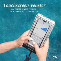 Outlet Etui wodoodporne 6,7'' Case-Mate do iPhone z smyczką bezbarwne