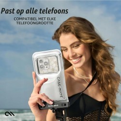 Outlet Etui wodoodporne 6,7'' Case-Mate do iPhone z smyczką bezbarwne