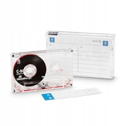 Outlet Kaseta magnetofonowa MediaRange MRC90 90 minTyp 1 Czarno-Biała