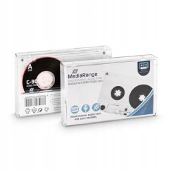Outlet Kaseta magnetofonowa MediaRange MRC90 90 minTyp 1 Czarno-Biała