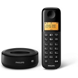 Outlet Telefon bezprzewodowy na baterie Philips D1651B/01 1,6 cala czarny