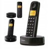 Outlet Telefon bezprzewodowy na baterie Philips D1651B/01 1,6 cala czarny