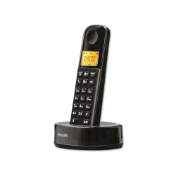 Outlet Telefon bezprzewodowy na baterie Philips D1651B/01 1,6 cala czarny