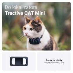 Outlet Gumowy uchwyt do obroży dla TRACTIVE CAT Mini - Ciemnoniebieski - 2
