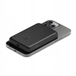 Outlet Powerbank magnetyczny ładowanie bezprzewodowe Belkin 2500 mAh czarny