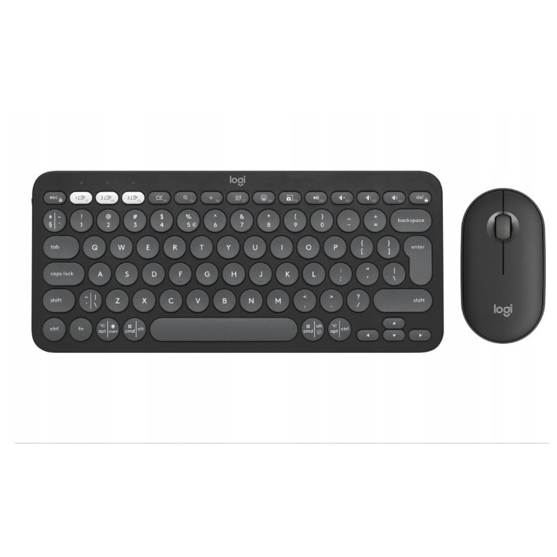 Outlet Bezprzewodowa Klawiatura + mysz Logitech Pebble 2 Combo QWERTZ
