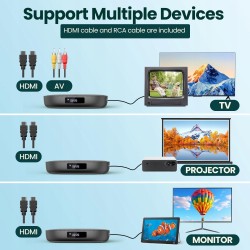 Outlet Desobry odtwarzacz DVD do telewizora HD 1080p TV HDMI USB z pilotem