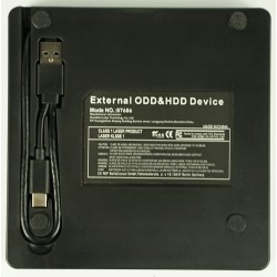 Outlet Amicool BT686 Napęd DVD USB 3.0 Type-C CD DVD +/-RW Czarny