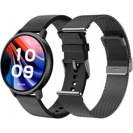 Outlet Smartwatch SPC Smartee Duo Classic AMOLED 1,43" IP68 Czarny 2 Paski