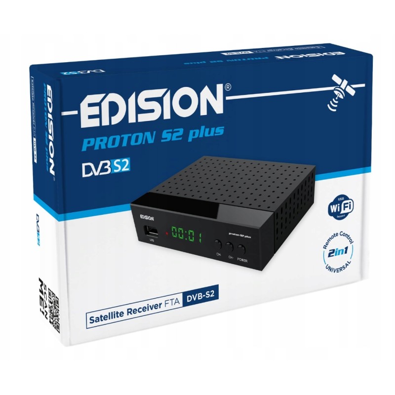 Outlet Dekoder DVB-T/T2 H.265 HEVC 10bit z Wyświetlaczem + Pilot 2w1