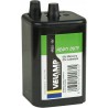 Outlet Bateria cynkowo-węglowa Velamp 4R25 6V 9000mAh Czarna