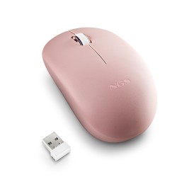 USZKODZONY Myszka Bezprzewodowa NGS Fog Pro 1000 DPI 92g Oburęczna Różowa