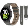 Outlet Pasek silikonowy 20mm szaro-beżowy do Samsung Galaxy Watch 7 6 5 4