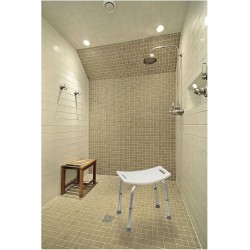Outlet Siedzisko prysznicowe Aidapt VB540B 26 × 40 × 62 cm Szare