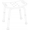 Outlet Siedzisko prysznicowe Aidapt VB540B 26 × 40 × 62 cm Szare