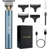 Outlet Barberboss Trymer do brody QR-2078 usb ostrze T-BLADE niebieski