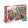 Outlet Puzzle Clementoni 500 elementów 49x36cm Świąteczna uliczka pełna