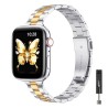Outlet GEARYOU Metalowa Bransoleta do Apple Watch 38-41mm Srebrno-Złota