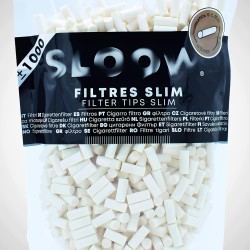 Outlet Filtry do papierosów slim 1000 szt bawełniane 6mm do skręcania