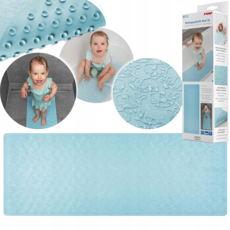 Outlet Mata antypoślizgowa Reer 97 cm x 36 cm niebieski