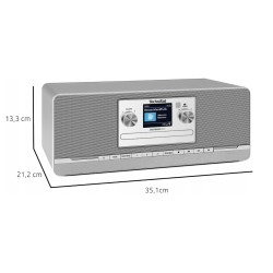 Outlet Radio z odtwarzaczem CD TechniSat DIGITRADIO 320 DAB+ FM Bluetooth