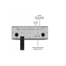 Outlet Radio z odtwarzaczem CD TechniSat DIGITRADIO 320 DAB+ FM Bluetooth