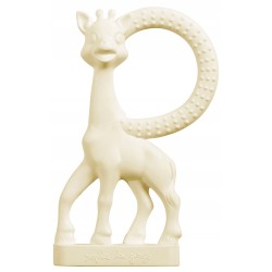 Outlet Gryzak Sophie La Girafe kauczukowy beżowy z gryzaczkiem
