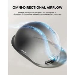 Outlet InnerKing DXH-911 kask rowerowy unisex rozmiar L 59-61,5 cm czarny