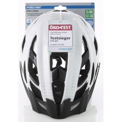 Outlet Kask Rowerowy Regulowany Fischer S/M 52-59cm Oświetlenie Led Tył