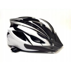 Outlet Kask Rowerowy Regulowany Fischer S/M 52-59cm Oświetlenie Led Tył