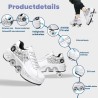 Outlet Buty na kółkach 2w1 Deformation Roller Skates R.39 Biały/różowy