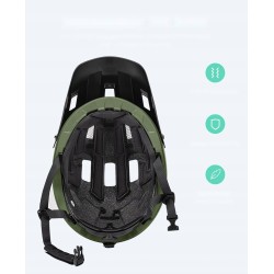 Kask rowerowy z wizjerem Double Inmould MTB CE M 54-58 cm Favoto Górski